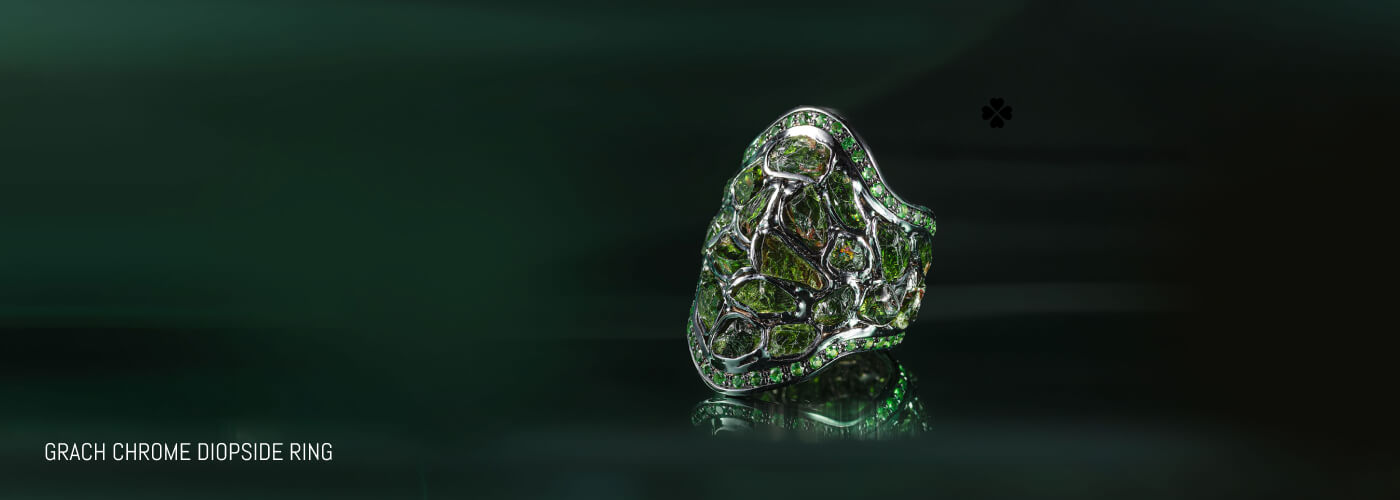 GRACH CHROME DIOPSIDE RING