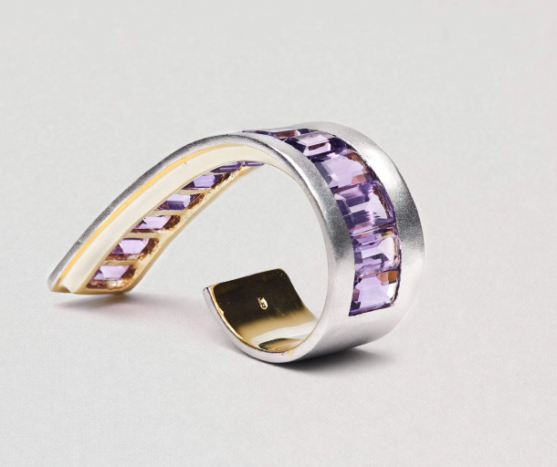 Anala amethyst ring