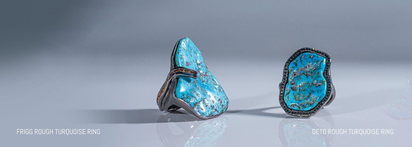 FRIGG ROUGH TURQUOISE RING