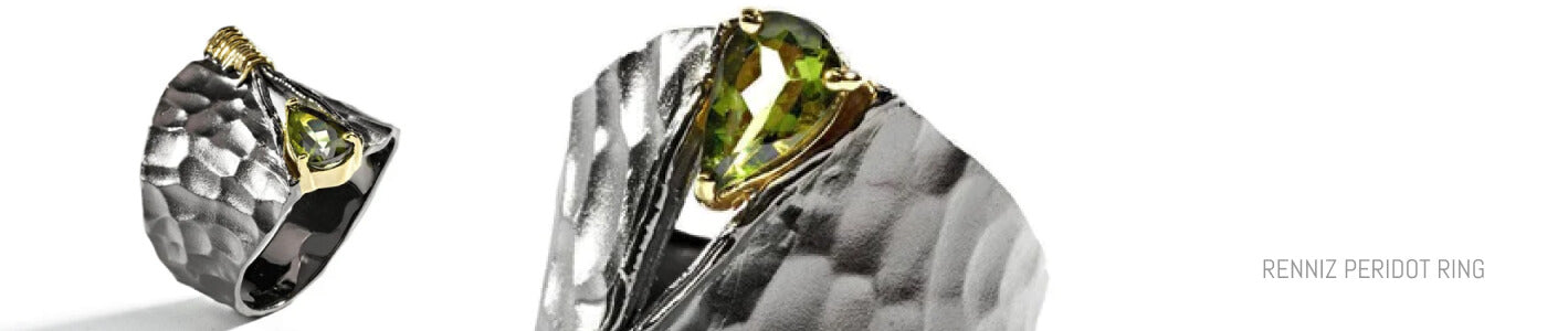 RENNIZ PERIDOT RING