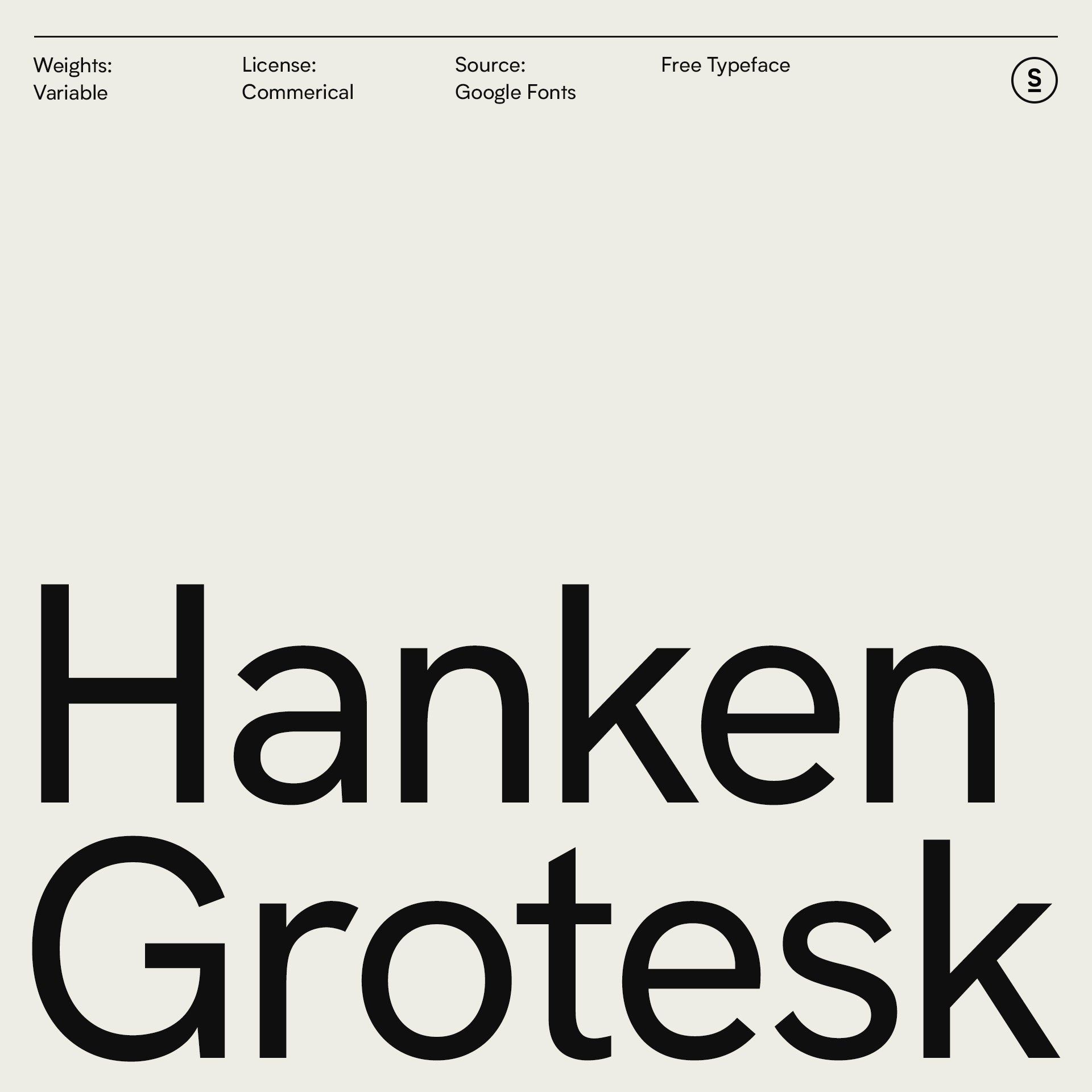 Hanken Grotesk