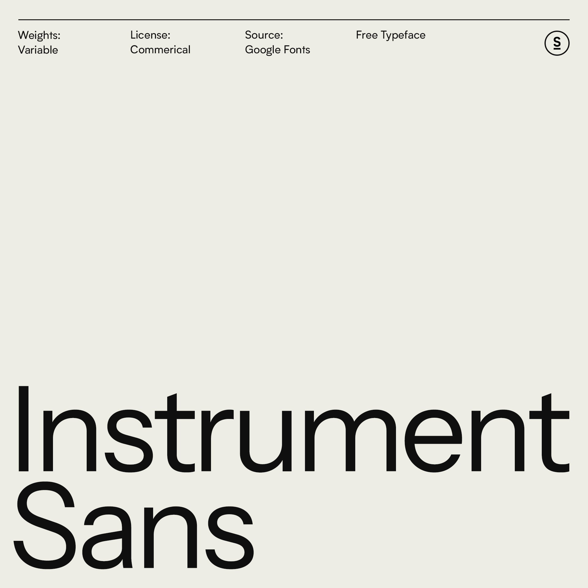 Instrument Sans Font