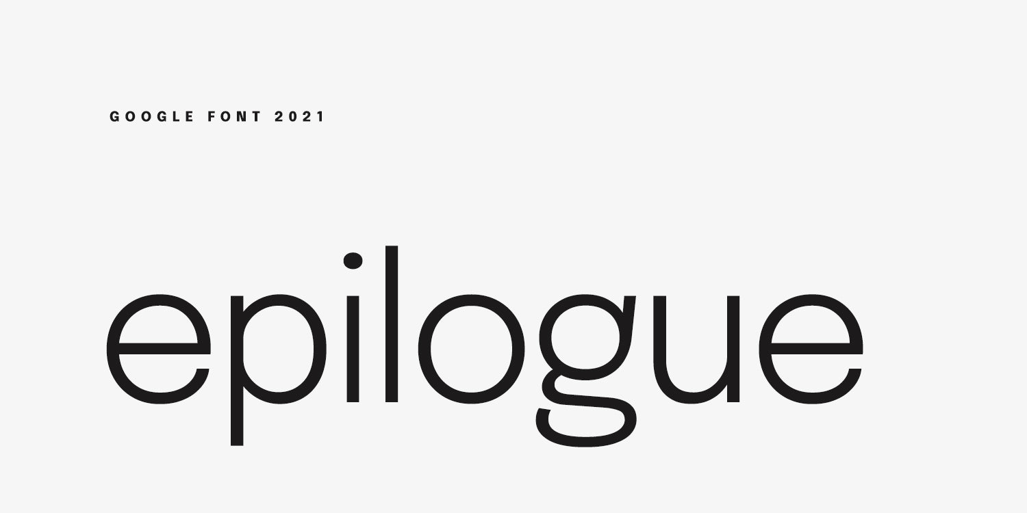 Epilogue Font