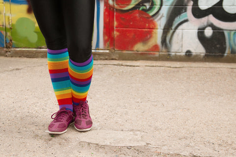 rainbow compression socks in Sarnia