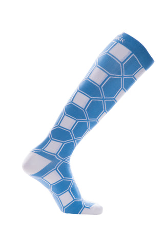 blue compression sock