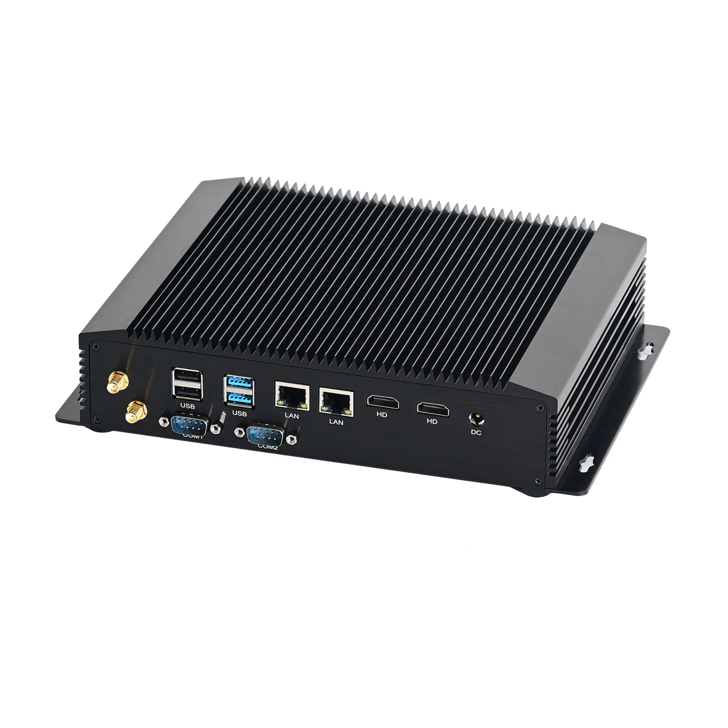 10th Gen 10nm i7 1065G7 Fanless 12V Mini Computer 2 LAN HD Industrial PC Iris Plus Graphics 4K Mini PC Gaming Desktop Window 11