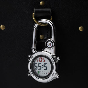 Wholesale Compass Portable Sports Climbing Men Clip on Digital Fob Watches - KUYKTHTR