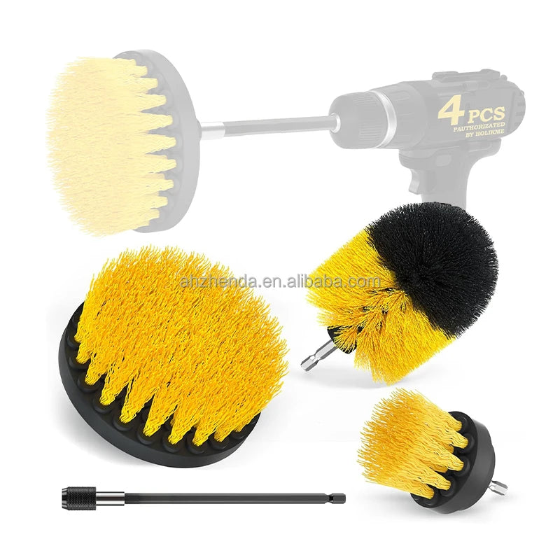 ZHENDA PP Powered Tile Cleaner Drill Electric Brush Set Grout Bathroom Cleaning
