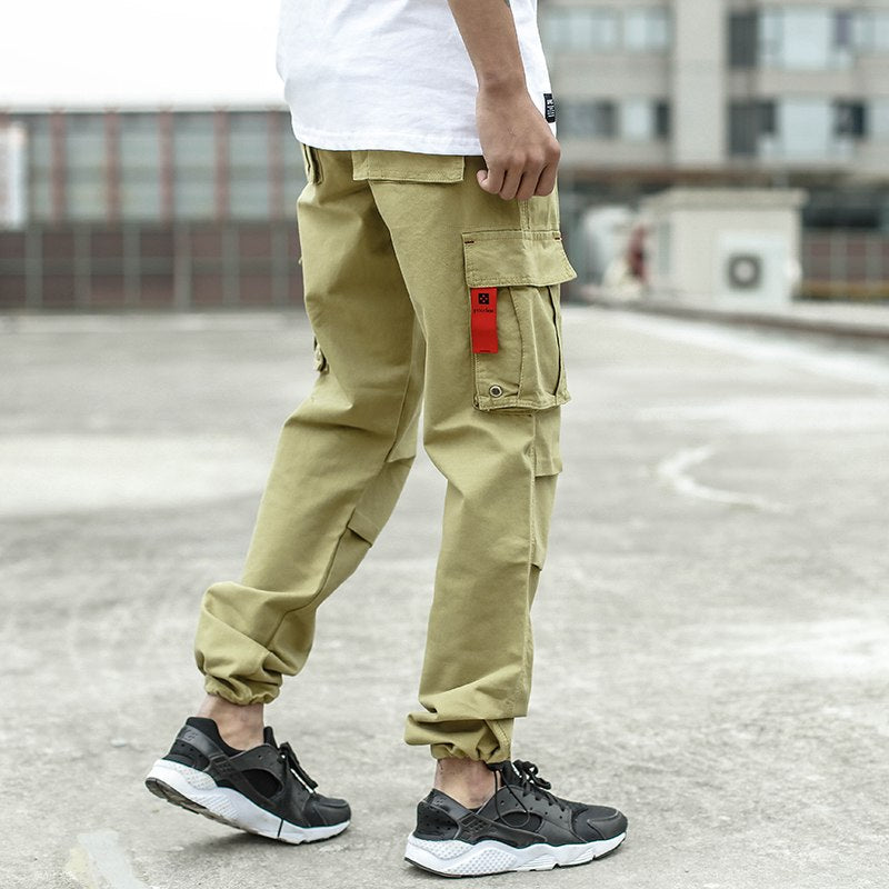 youth khaki joggers