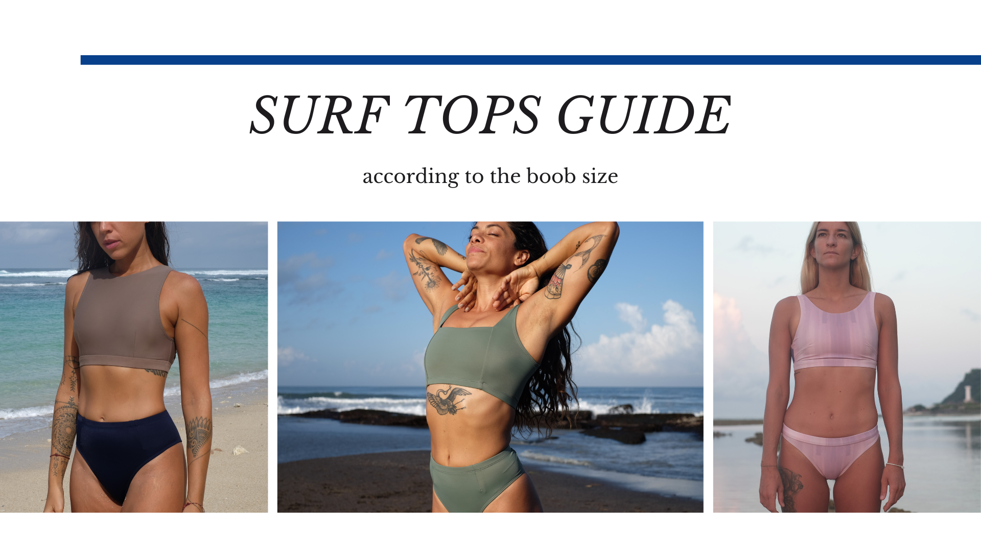 A roadmap to your style - Surf Swimwear Guide – Ninefoot Studio