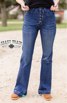 Button Fly Flare Jean