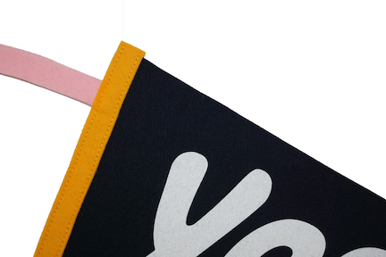 Yes You Can Navy Pennant