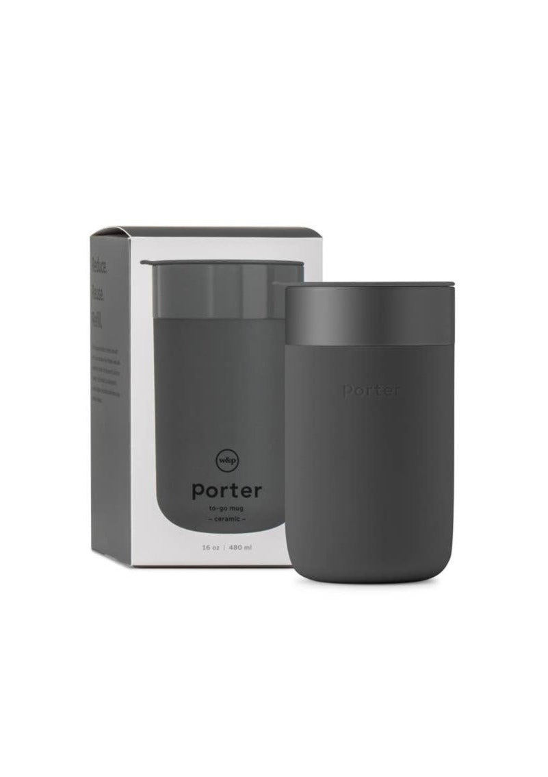 Porter Ceramic Mug Charcoal - 16 oz