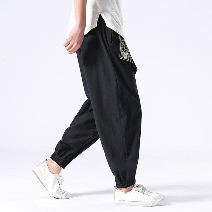 Ancient Style Black Tight End Pant – Kimonoshi