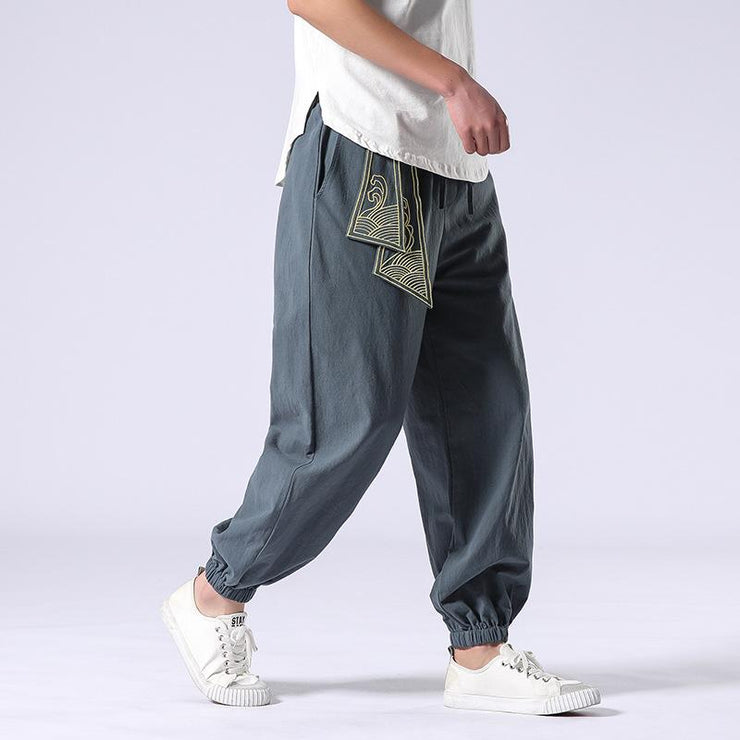 Ancient Style Grey Tight End Pant – Kimonoshi