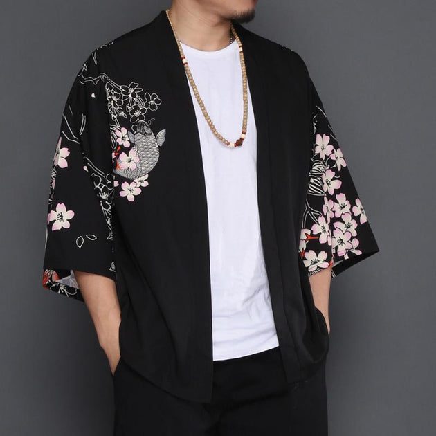 Koi Carp Kimono Cardigan Shirt – Kimonoshi