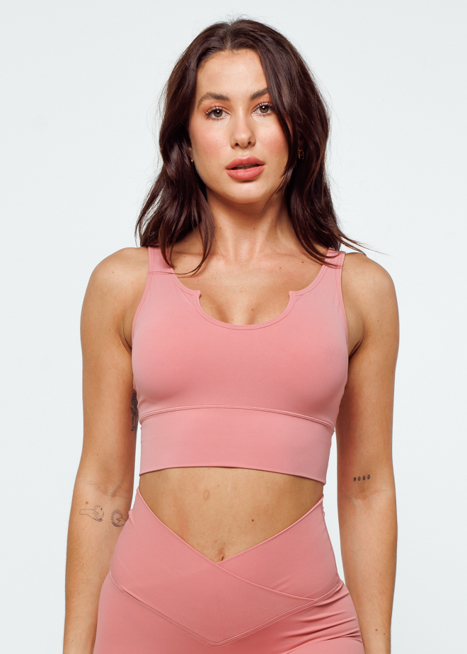 Motion Sports Bra - Pink – Evolve Apparel