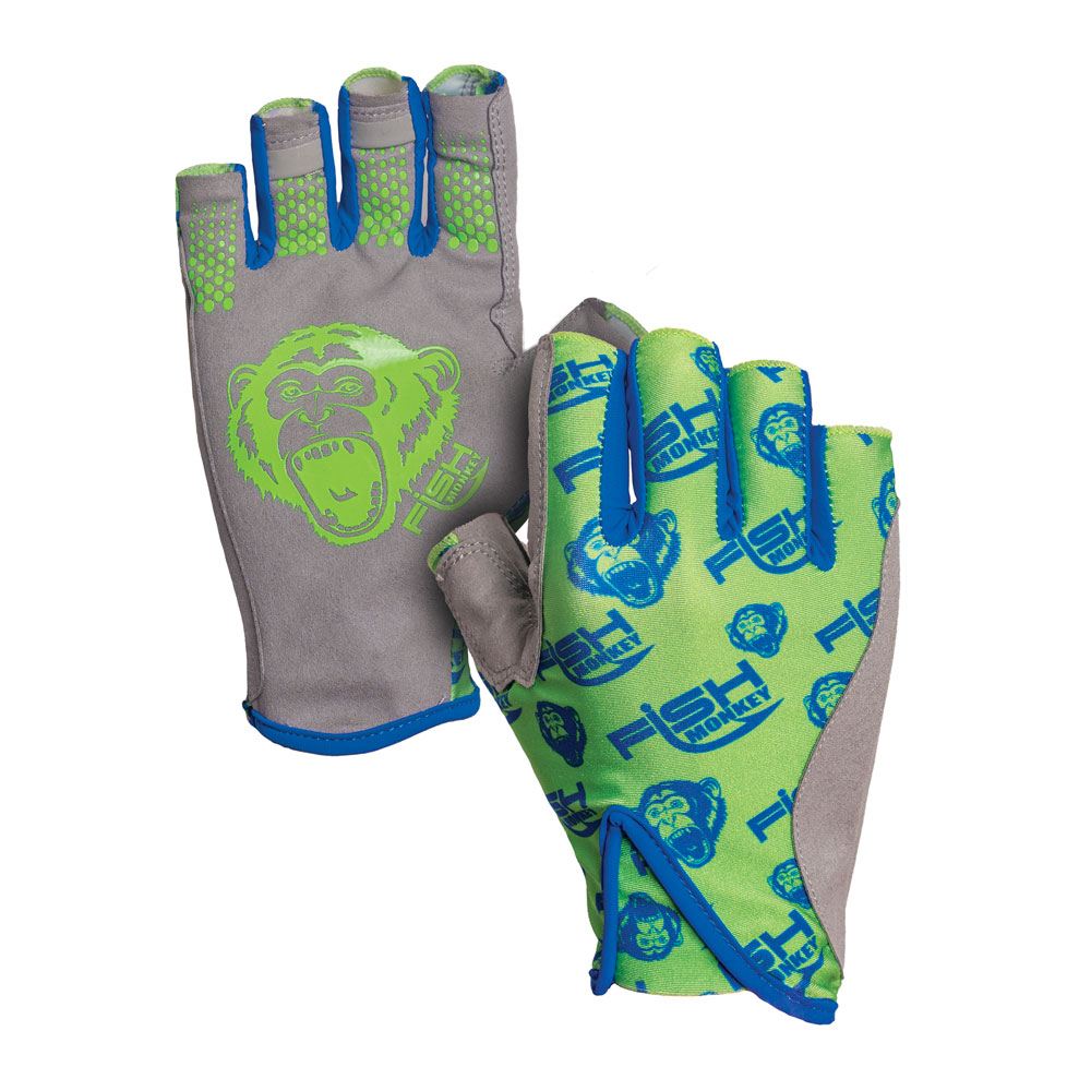  Fish Monkey FM11 Half Finger Guide Glove - Americana