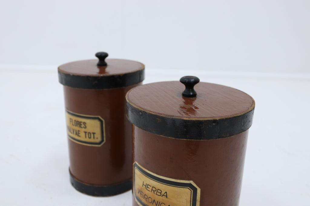 1920's German Apothecary Jars x 2
