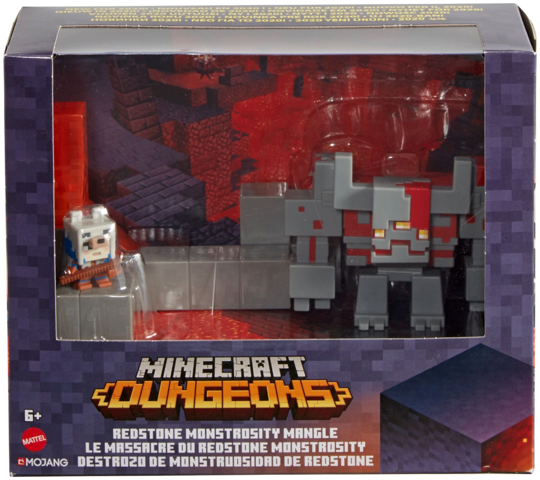 Minecraft Dungeons Redstone Monstrosity Mangle Figure Geekified