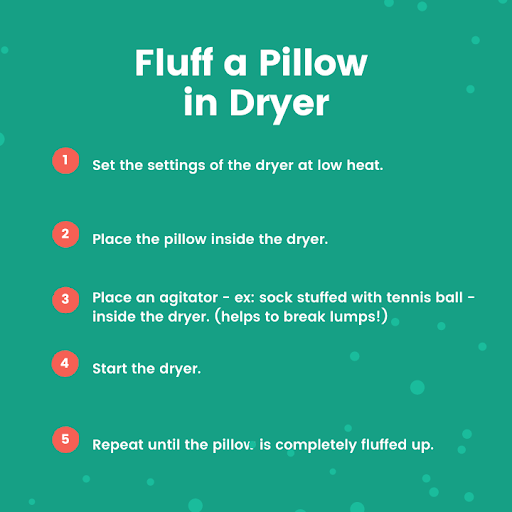 Fluff a Pillow in the Dryer