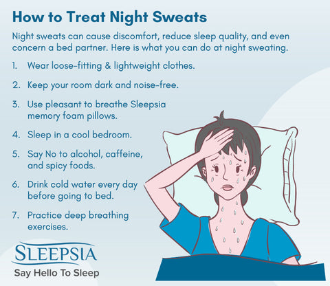 Night sweats: Causes and treatments in males and females