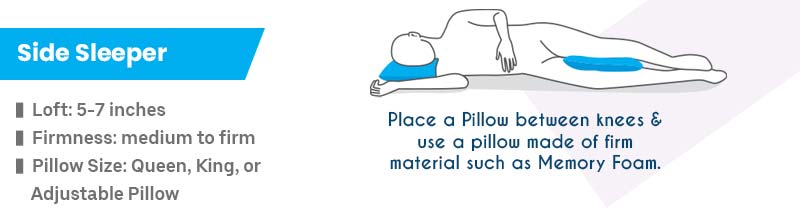 Right Pillow for Side Sleepers