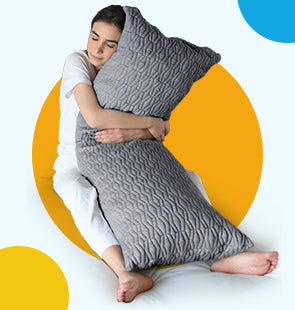 Full Body Pillow for Side Sleeping | Shredded Memory Foam Pillow