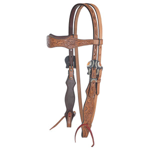 Copper Sunflower BB Headstall - Pleasant Hills Saddle Shop