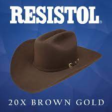 resistol 20x brown gold