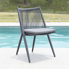 Salsa rope outdoor dining chair