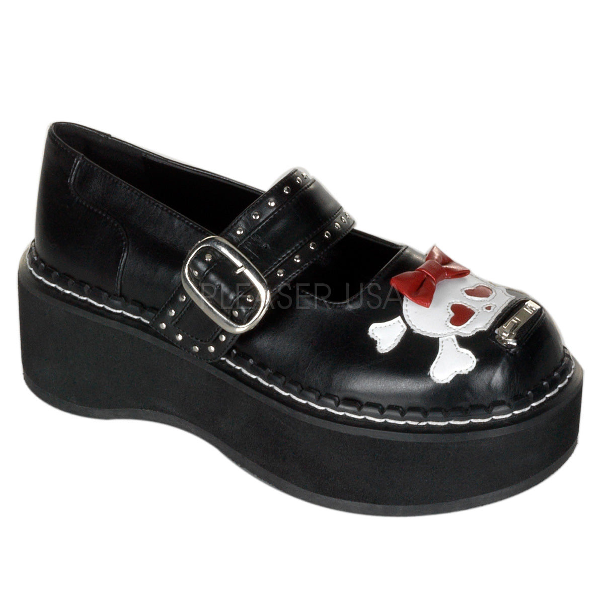Emily 221- cute skull Mary Jane shoe – Quirky Stylin
