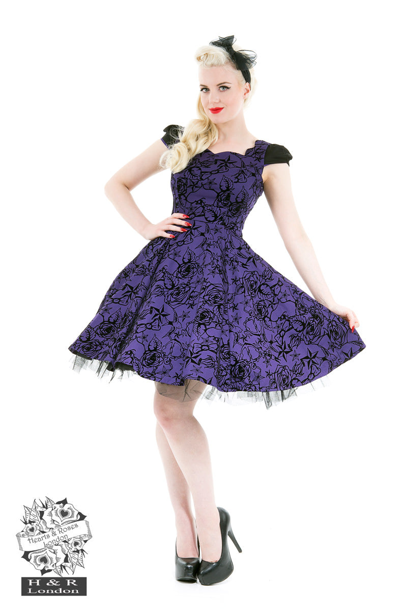 gothic swing dress