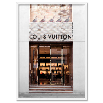 Louis Vuitton Print, A4 Art Print Designer Logo Poster Chic Designer Print