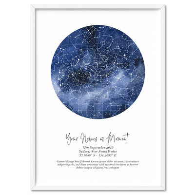 Watercolor Painting, Galaxy Painting, Night Sky, Galaxy Print, Stars,  Starry Night, Watercolor Print, Night Sky Print,print Titled, galaxy -   Canada