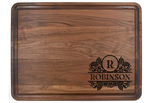 Custom Cutting Boards Wood Engraved Cutting Board Personalized, USA Made -  Thick Maple/Walnut Personalized Cutting Boards Wood Engraved, Personalized