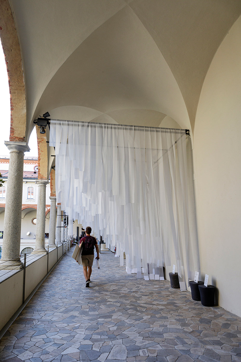 Climate Change Statistics installation by ecoBirdy for Rossana Orlandi