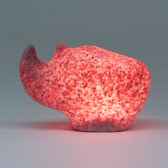 ecoBirdy Rhino Lamp Strawberry