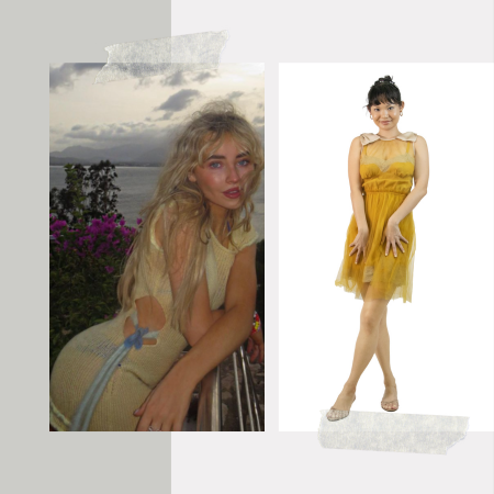 yellow dress sabrina carpenter rodarte target