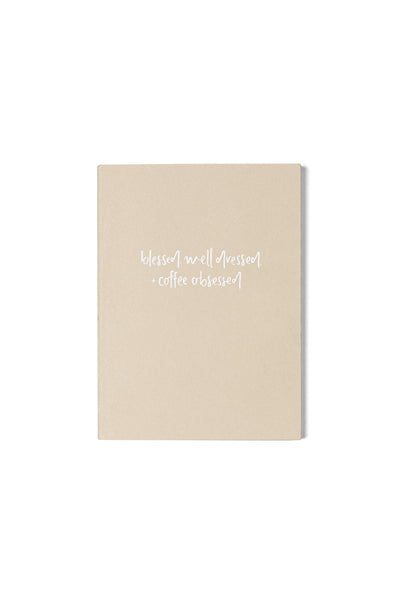 Emma Kate Co A6 Notebook Coffee Obsessed