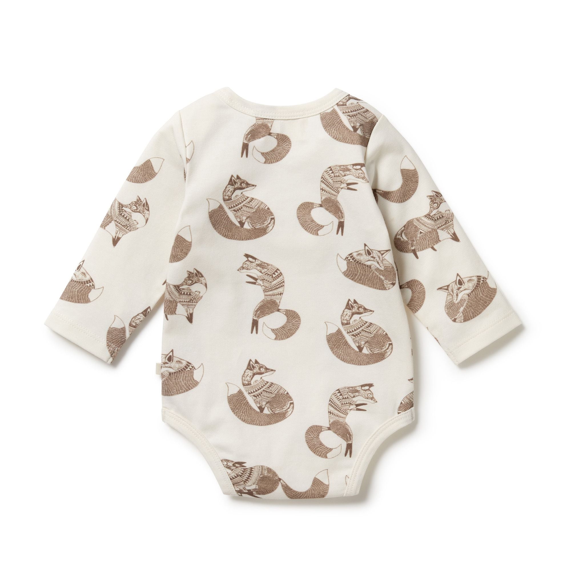 Wilson and Frenchy Organic Envelope Bodysuit Mr Fox | Tiny Sprout