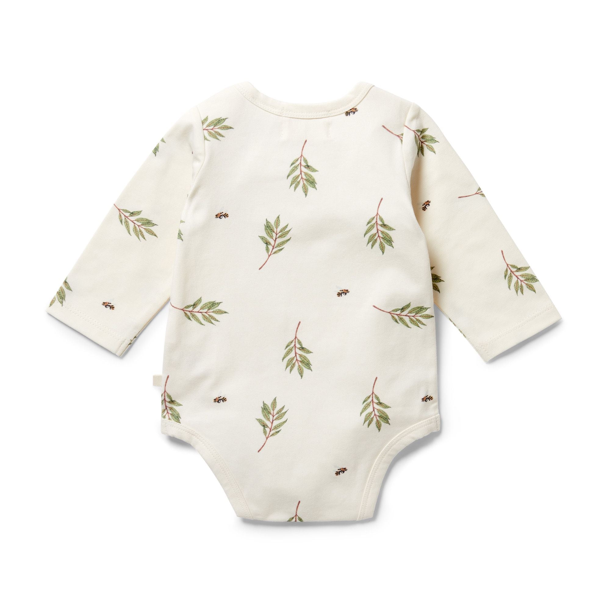 Wilson and Frenchy Organic Envelope Bodysuit Busy Bee | Tiny Sprout