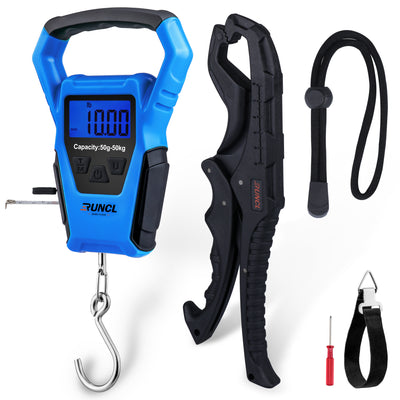 RUNCL Waterproof Fishing Scale Blue/Orange – Runcl