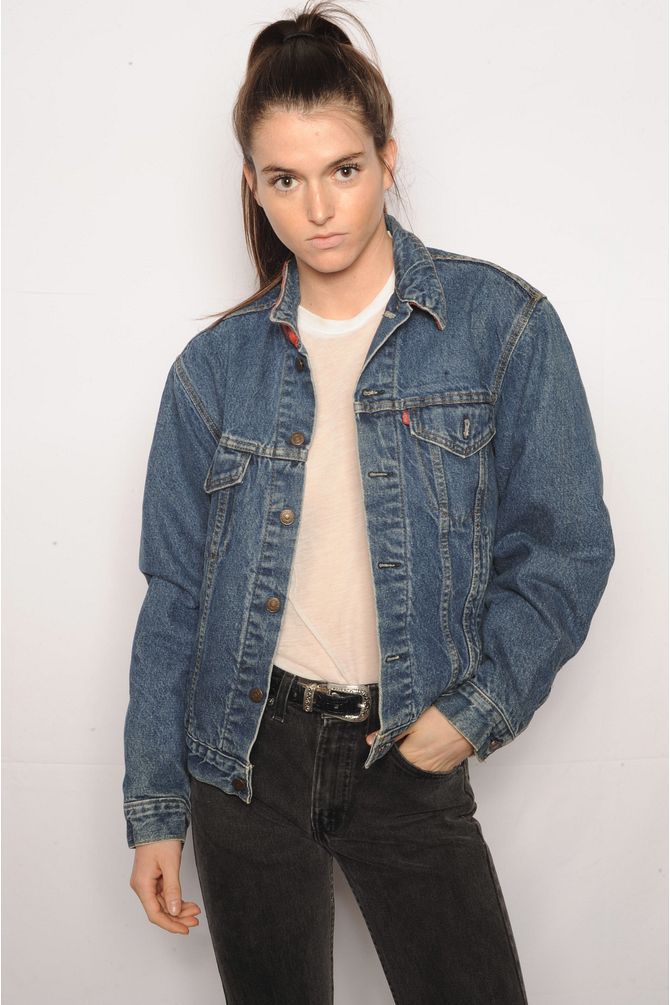 Levi's Flannel-Lined Denim Jacket Free Shipping - The Vintage Twin