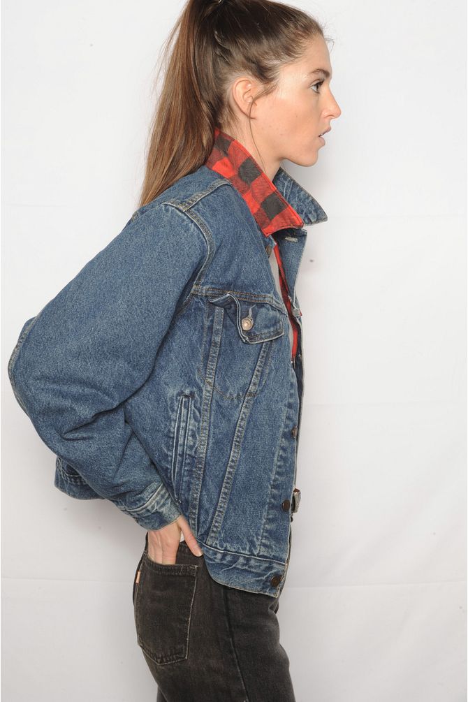 Levi's Flannel-Lined Denim Jacket Free Shipping - The Vintage Twin