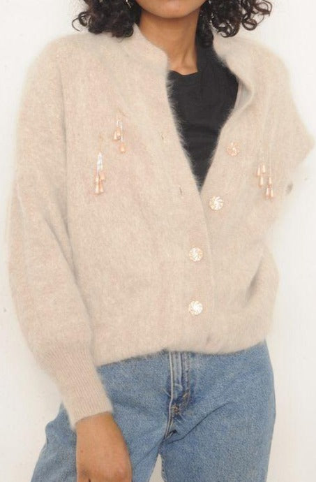 angora cardigan