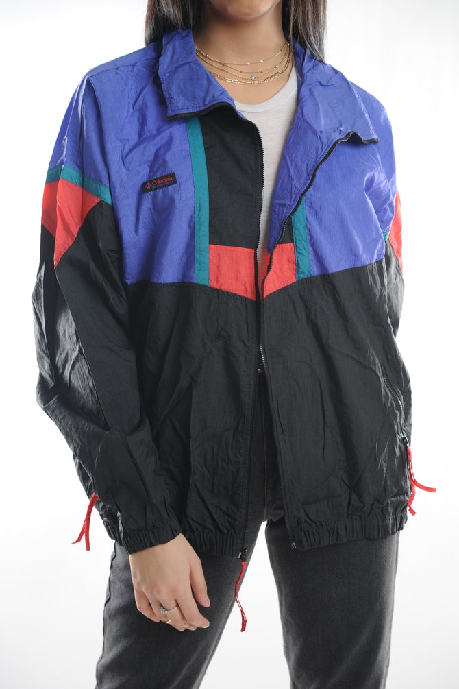 columbia colorblock windbreaker