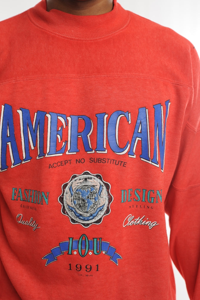 American Fashion Design Sweatshirt