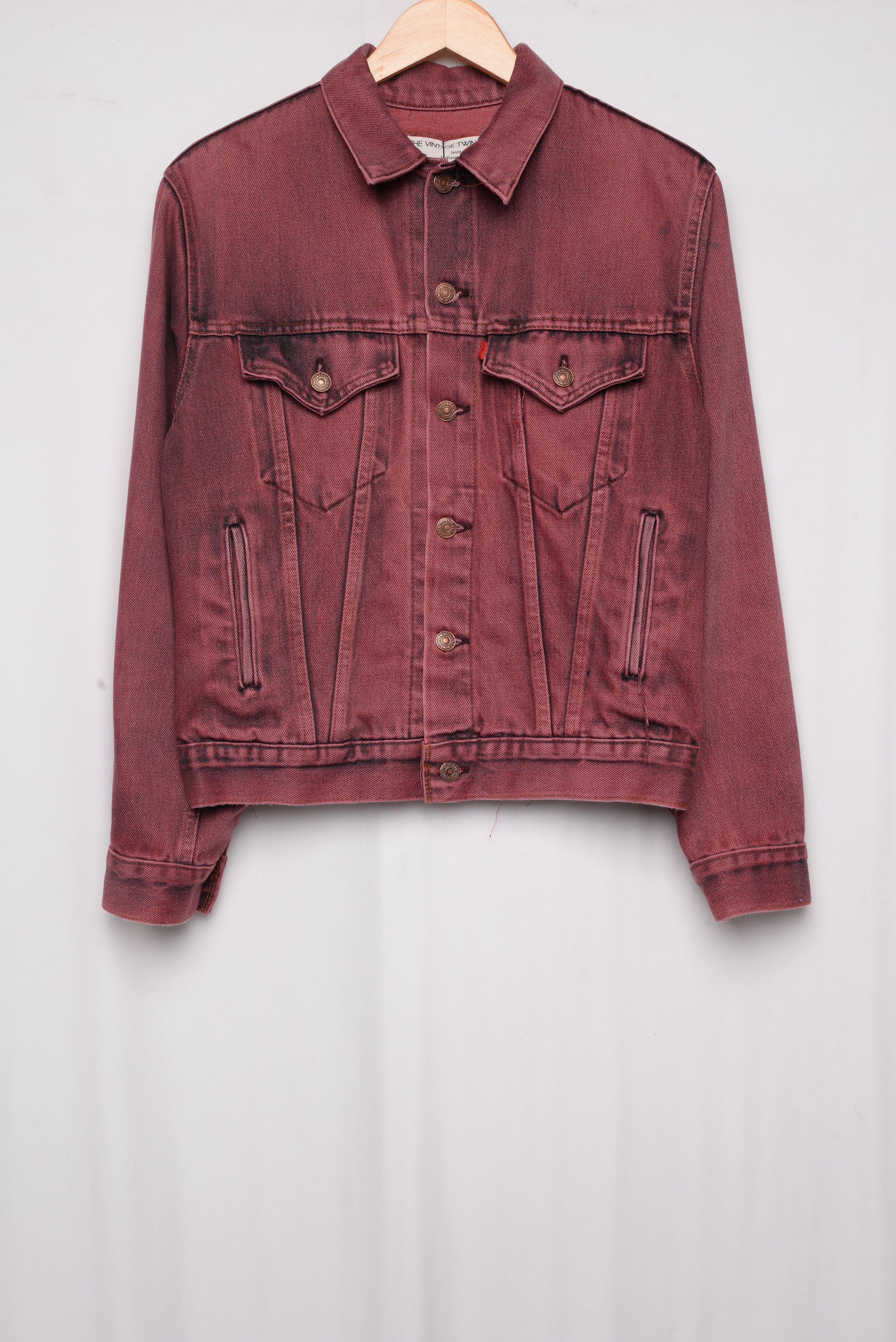 Levi's Red Denim Jacket Free Shipping - The Vintage Twin