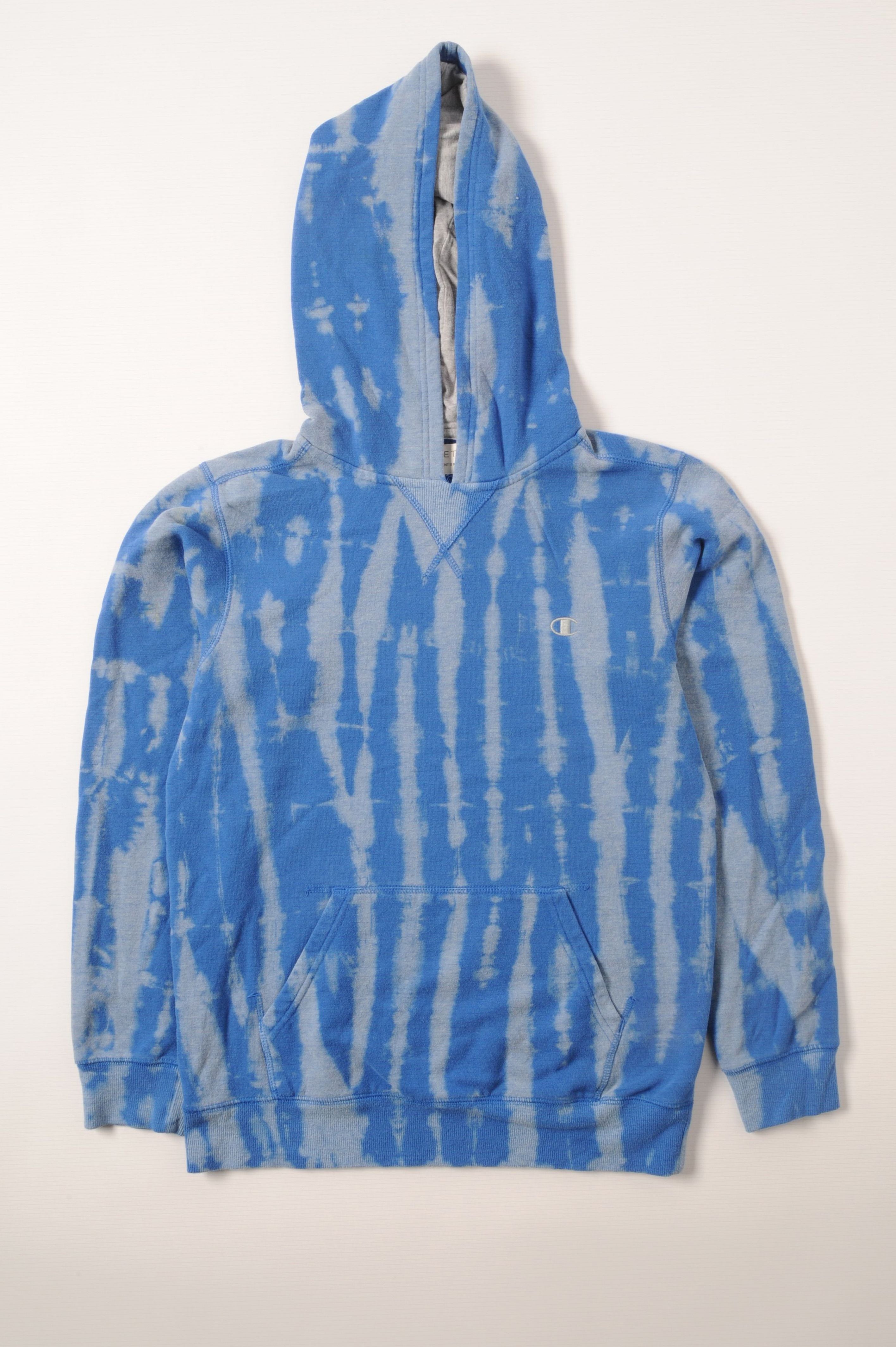 champion blue tie dye hoodie